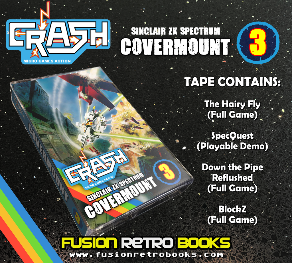 CRASH  Cover Tape #3 - Fusion Retro Books