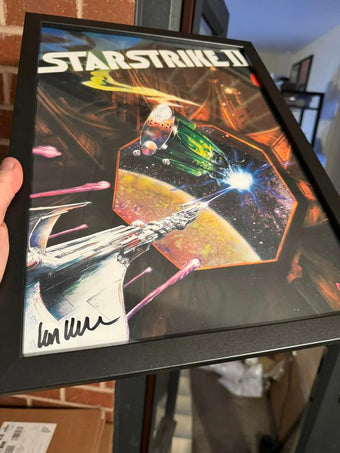 A3 Framed signed print - 3D Starstrike 2 - signed Ian Oliver (Copy)