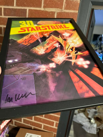 A3 Framed signed print - 3D Starstrike - signed Ian Oliver