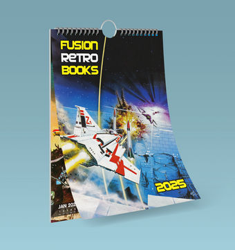 Fusion Retro Books 2025 Calendar