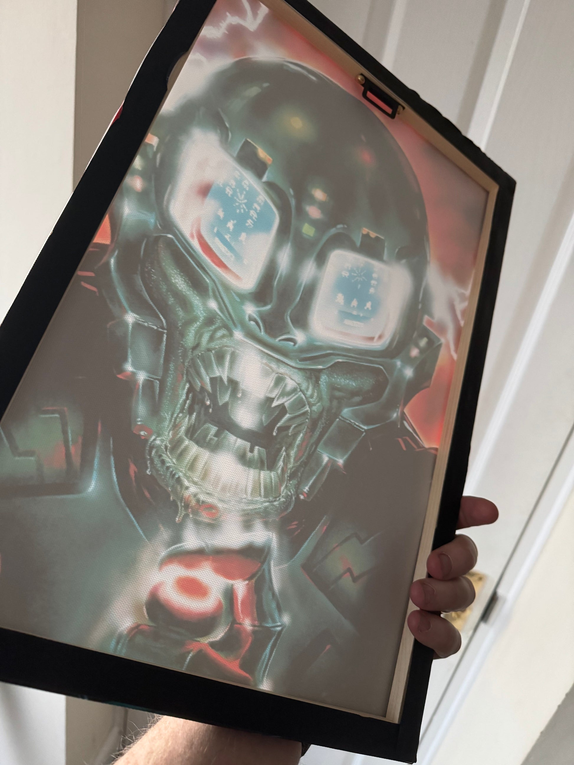 CRASH Chairman - Issue #1 - art by Oliver Frey, A3 canvas - Fusion Retro Books