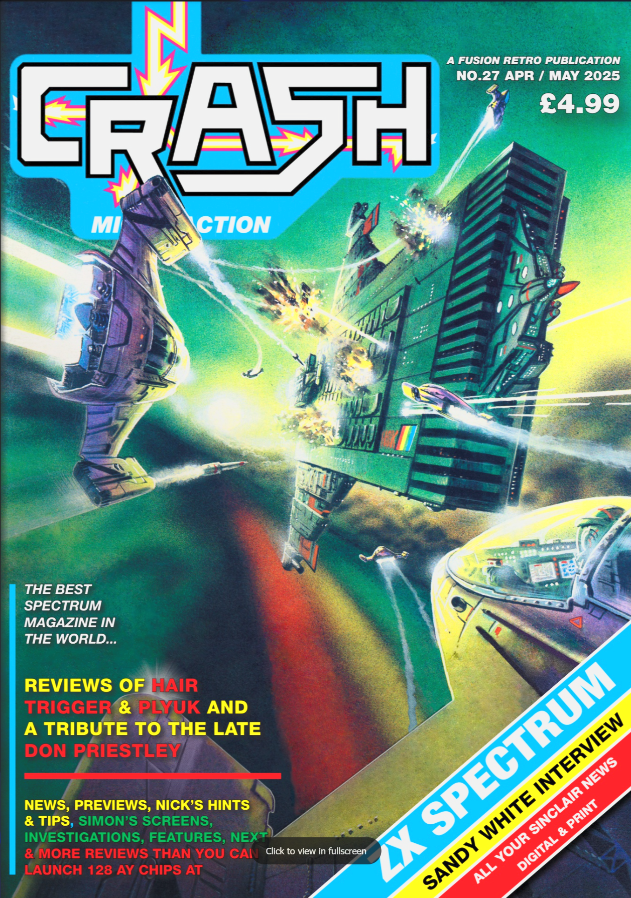 Crash Micro Action Issue #27 - Crash Magazine - Fusion Retro Books
