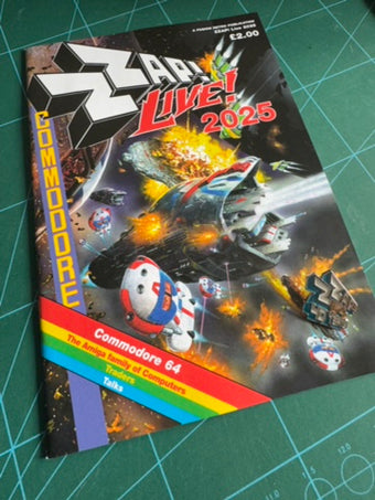 ZZAP! 64 Live Limited magazine with Sizzler Enamel badge!