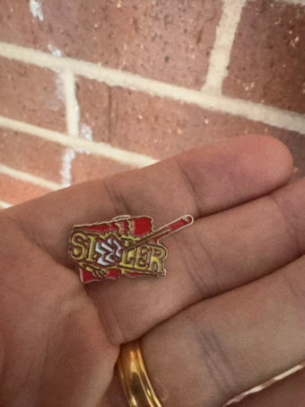 ZZAP! 64 Live Limited magazine with Sizzler Enamel badge!