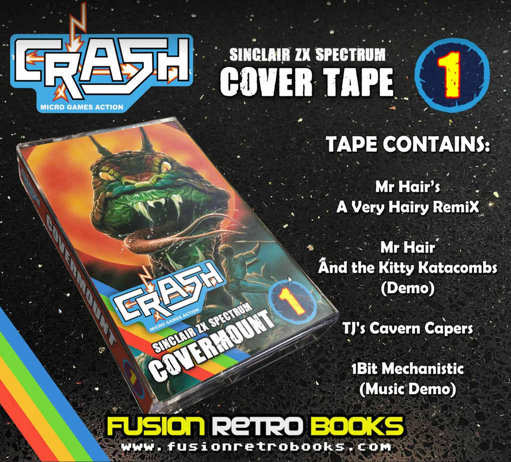 CRASH  Cover Tape #1 - Fusion Retro Books